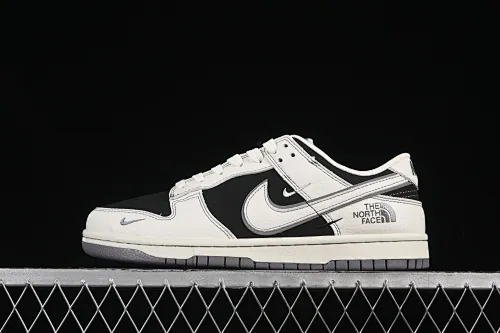 All Categories Nk SB Dunk Series Nk SB Dunk Low High-end Customized Low-top Shoes Nike SB Dunk Low North Face Collaboration Milk White Black Gray Anniversary High-end Customized Low-top Casual Shoes SC9207-404